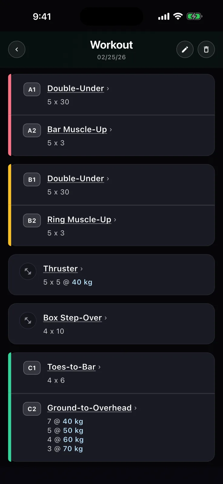 PRzilla mobile app preview: full workout tracker