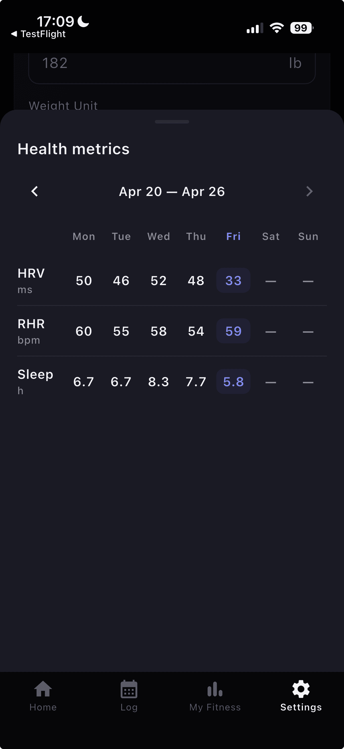 Apple Health Recovery, Checkboxes & Reliability