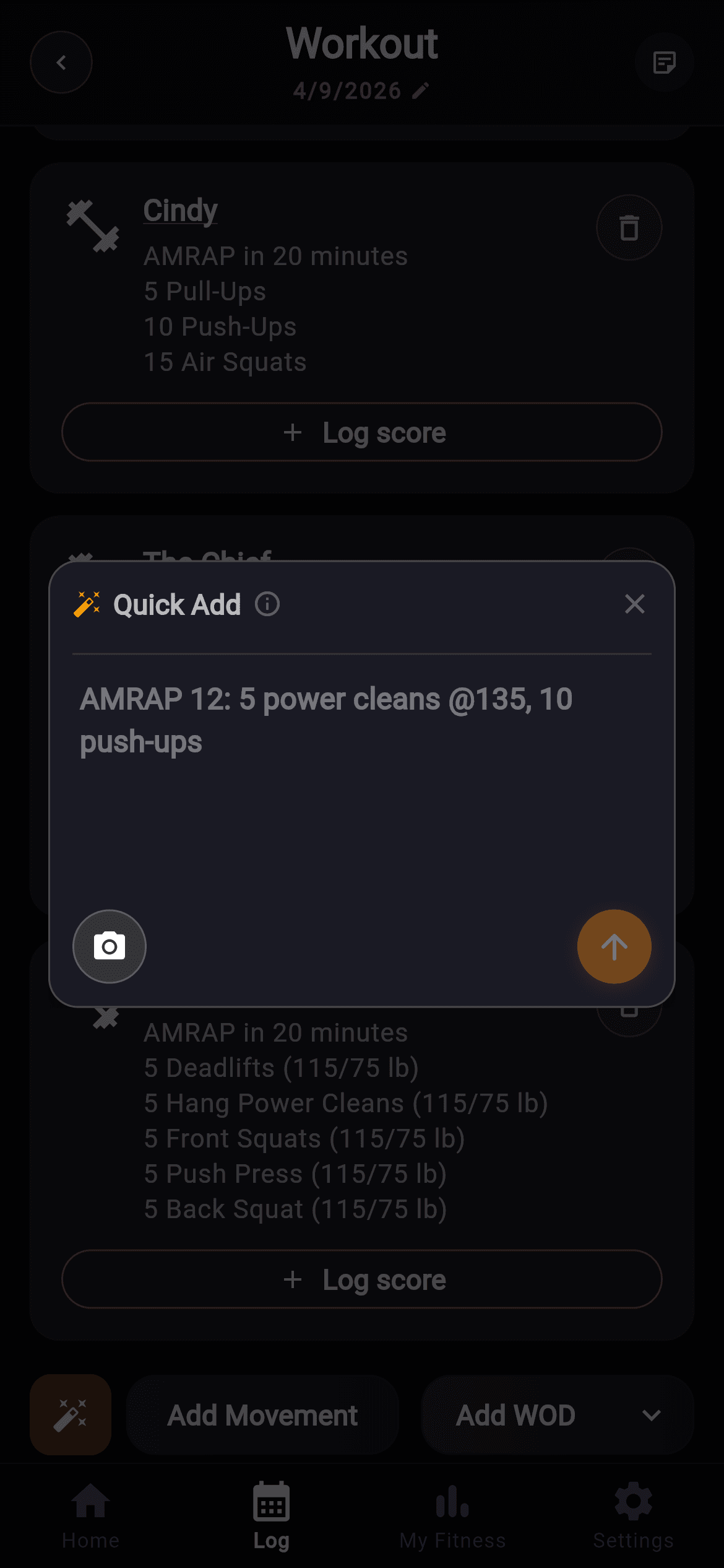 Quick Add, Complex Movements & Deep Links