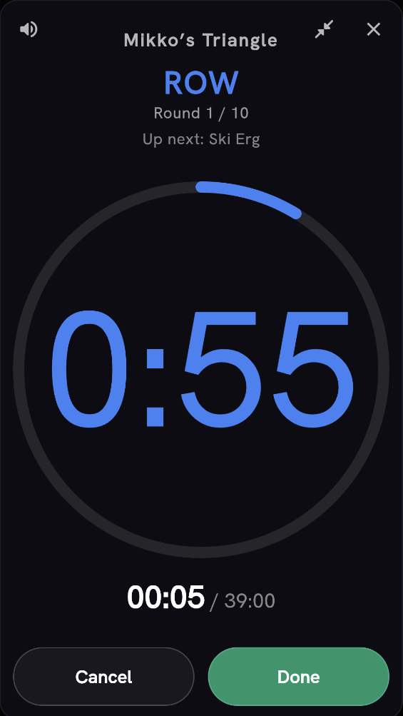 The guided station clock - current station, round, and what's next