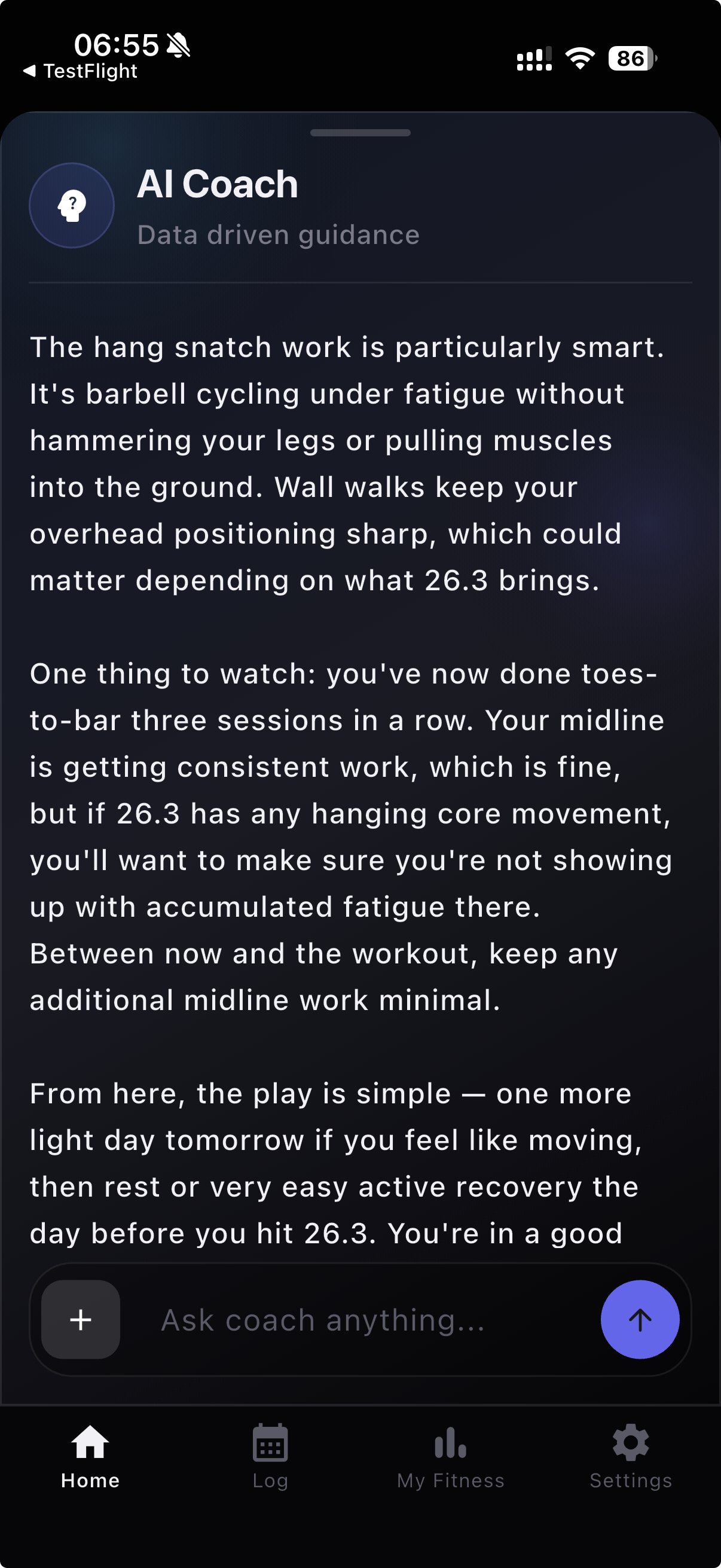 Mobile App v1.4.0 — Coach Polish, Session List View & Score Badges